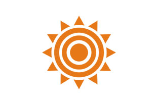 Download Sun Logo with Spiral Design - Premium Resources