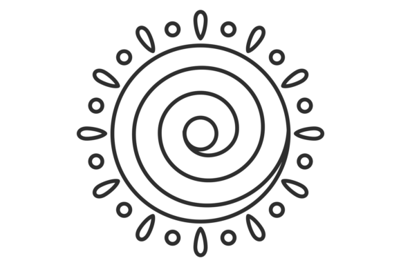 Download A Sun with a Spiral Design - Premium Bundle